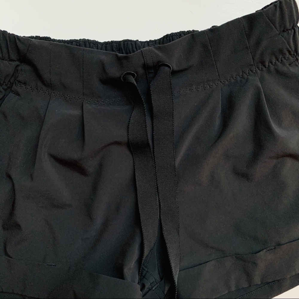 LULULEMON Black Spring Break Away Short 2 EUC - Picture 3 of 9